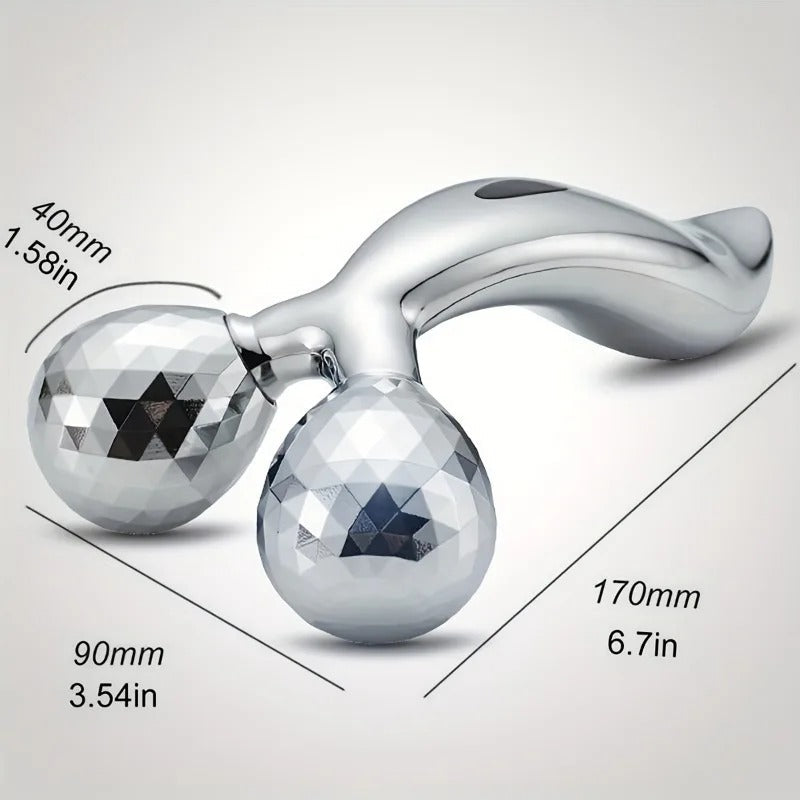 Rouleau de massage facial 3D pour lifting et raffermissement du visage, anti-rides, rouleau de massage pour le visage et le corps