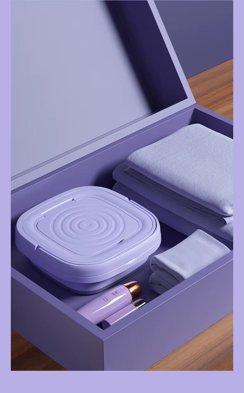 Mini machine à laver portable, Mini lave linge portable pour les vêtements de bébé, les sous-vêtements ou les petits articles
