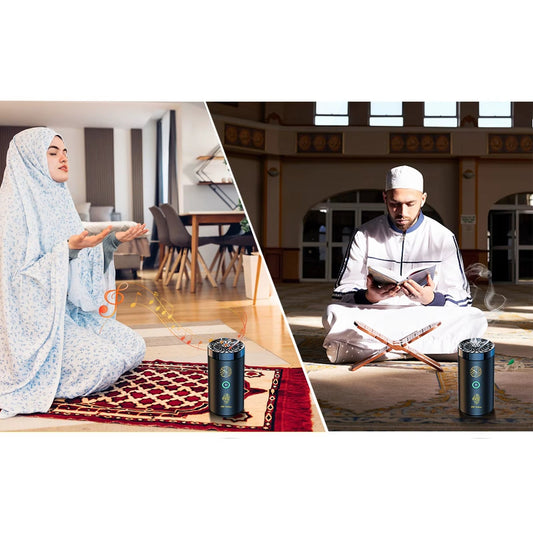 Telawah - Brûleur de Bakhoor Électronique & Haut-Parleur Coran Complet (2-en-1)