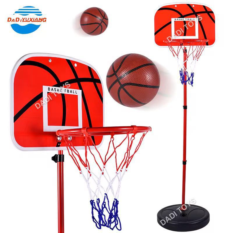 Panier Basket Enfant, Mini Panier de Basketball Ajustable Portable , Poteau en métal pour Enfants, Panier de Basket-Ball réglable pour intérieur extérieur