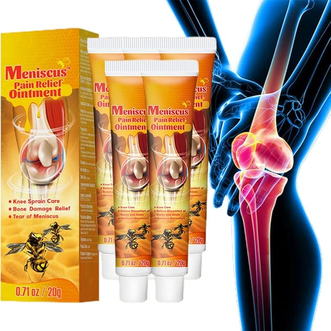 Cream New Zeland,Meniscus Pain Relief au venin d'abeille pour arthrites, Gel de soin professionnel au venin d'abeille de nouvelle-zélande
