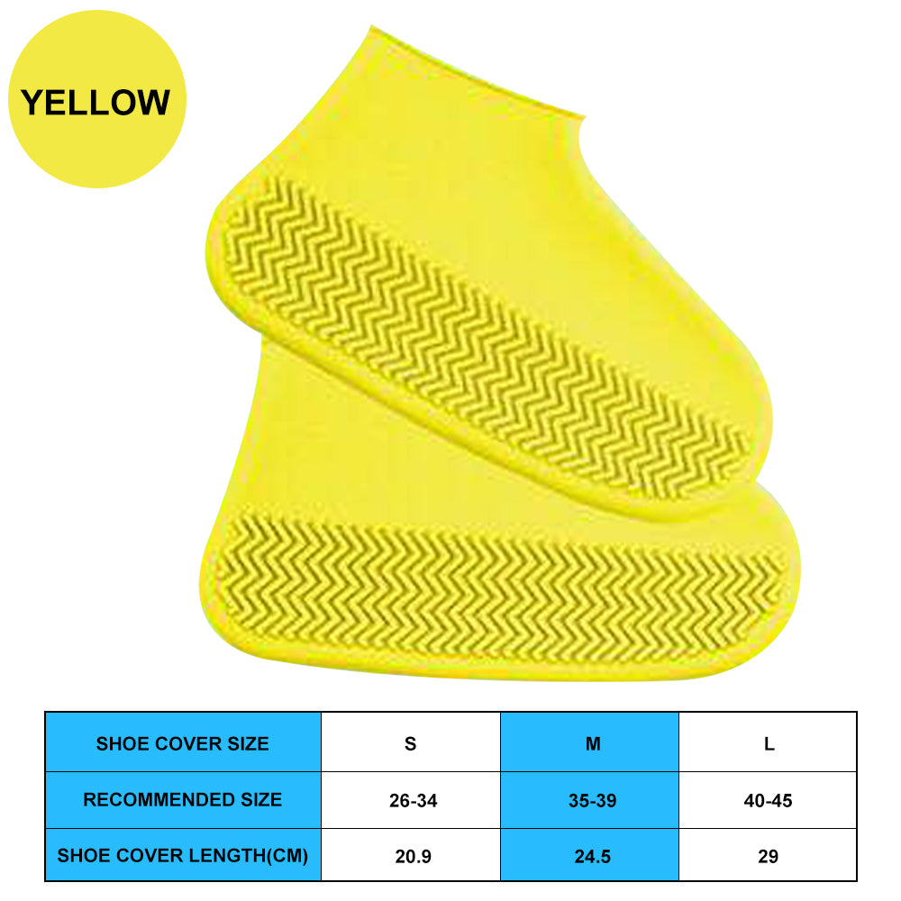PROTEGE CHAUSSURES IMPERMEABLES EN PVC REUTILISABLES ET DURABLE POUR LES JOURS DE PLUIE ET AUTRES