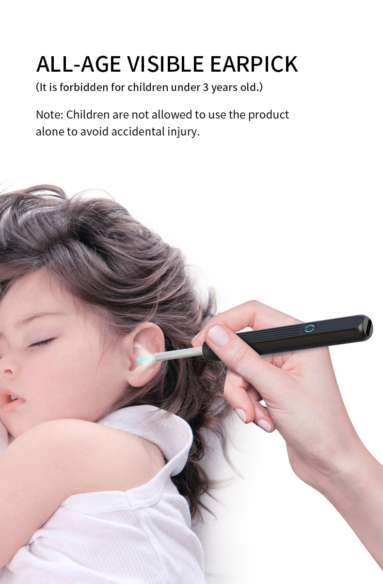 NE3-NETTOYEUR D4OREILLES INTELLIGENT SANS FIL