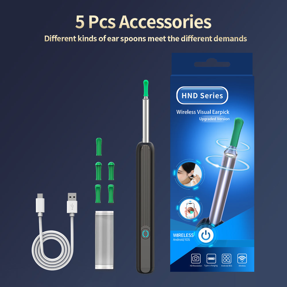 NE3-NETTOYEUR D4OREILLES INTELLIGENT SANS FIL