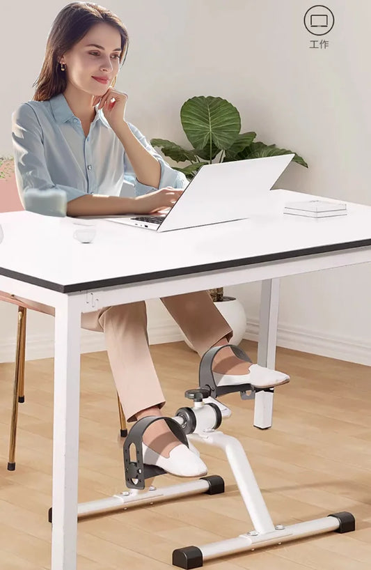 Mini vélo d'exercice à pédales pour la récupération des jambes et des bras, vélo de sol léger et portable