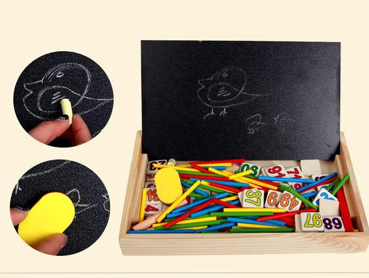 Operation Box – coffret éducatif en bois pour apprendre les maths en s’amusant -