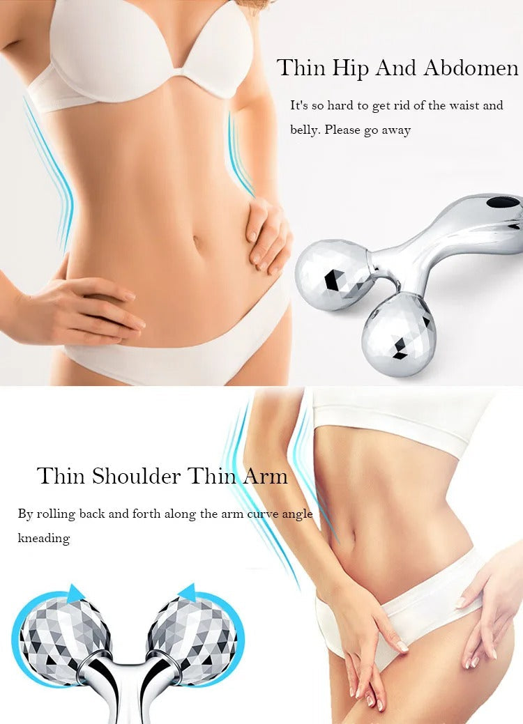 Rouleau de massage facial 3D pour lifting et raffermissement du visage, anti-rides, rouleau de massage pour le visage et le corps