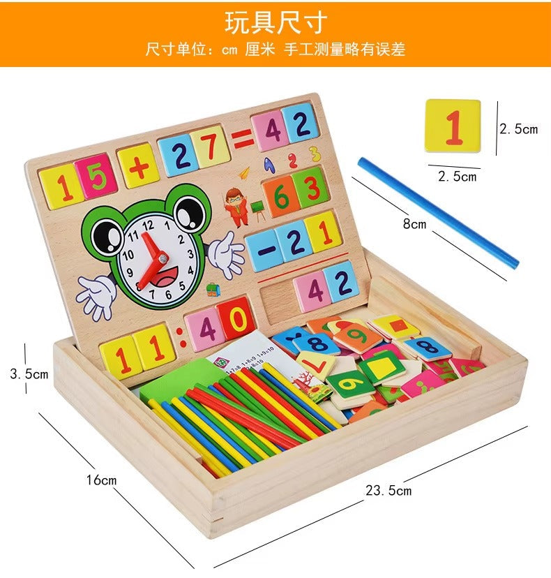 Operation Box – coffret éducatif en bois pour apprendre les maths en s’amusant -
