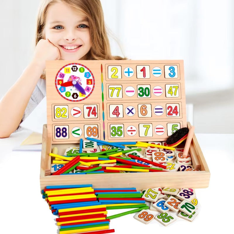 Operation Box – coffret éducatif en bois pour apprendre les maths en s’amusant -