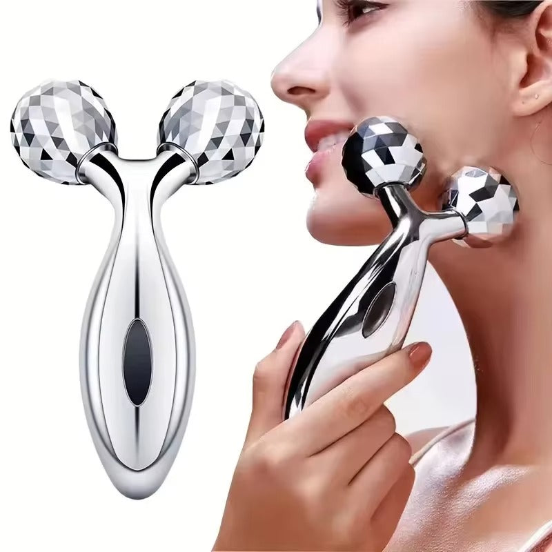 Rouleau de massage facial 3D pour lifting et raffermissement du visage, anti-rides, rouleau de massage pour le visage et le corps
