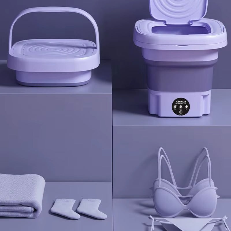 Mini machine à laver portable, Mini lave linge portable pour les vêtements de bébé, les sous-vêtements ou les petits articles