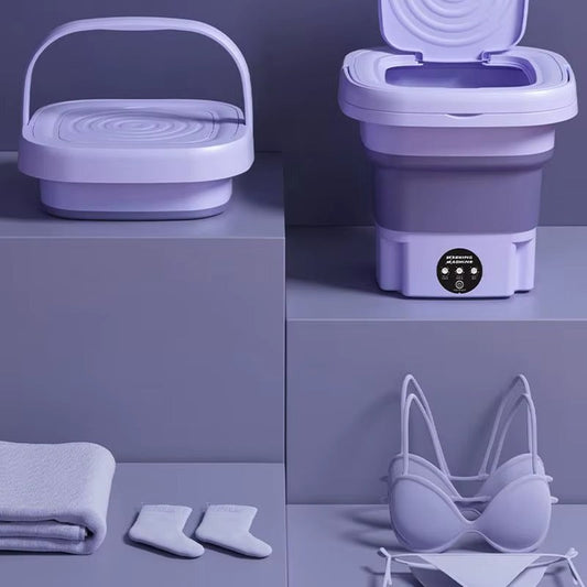 Mini machine à laver portable, Mini lave linge portable pour les vêtements de bébé, les sous-vêtements ou les petits articles