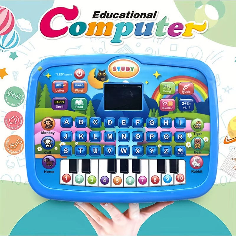 Tablette éducative parlante bilingue ABC Hello Kitty avec Touches tactiles et écran LED, Anglais/Français,