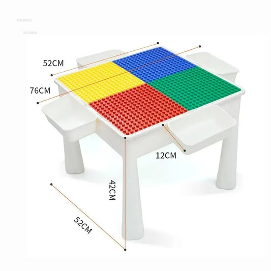 Le Super Méga Table de Construction 4-en-1 – Le cadeau qui occupe, éduque et émerveille votre enfant