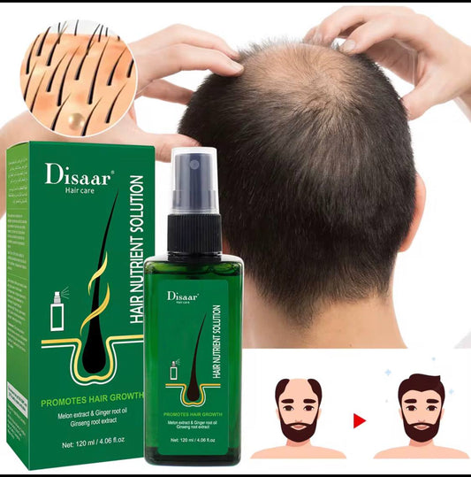 Oïl Pousse Cheveux, Spray anti-chute, Pousse Cheveux très Rapide, Traitements Pour la Repousse des Cheveux,Favorise la Pousse des Cheveux, Vert, inodore，Topical Hair