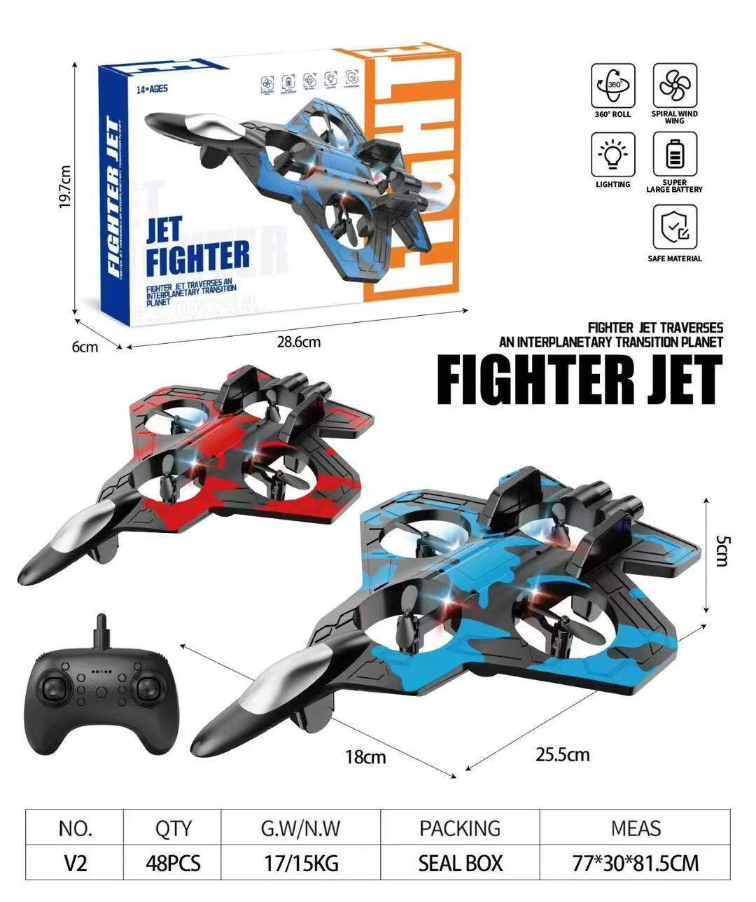 Drone d'avion en mousse pour enfants et adulte  - quadricoptère télécommandé avec flottement automatique