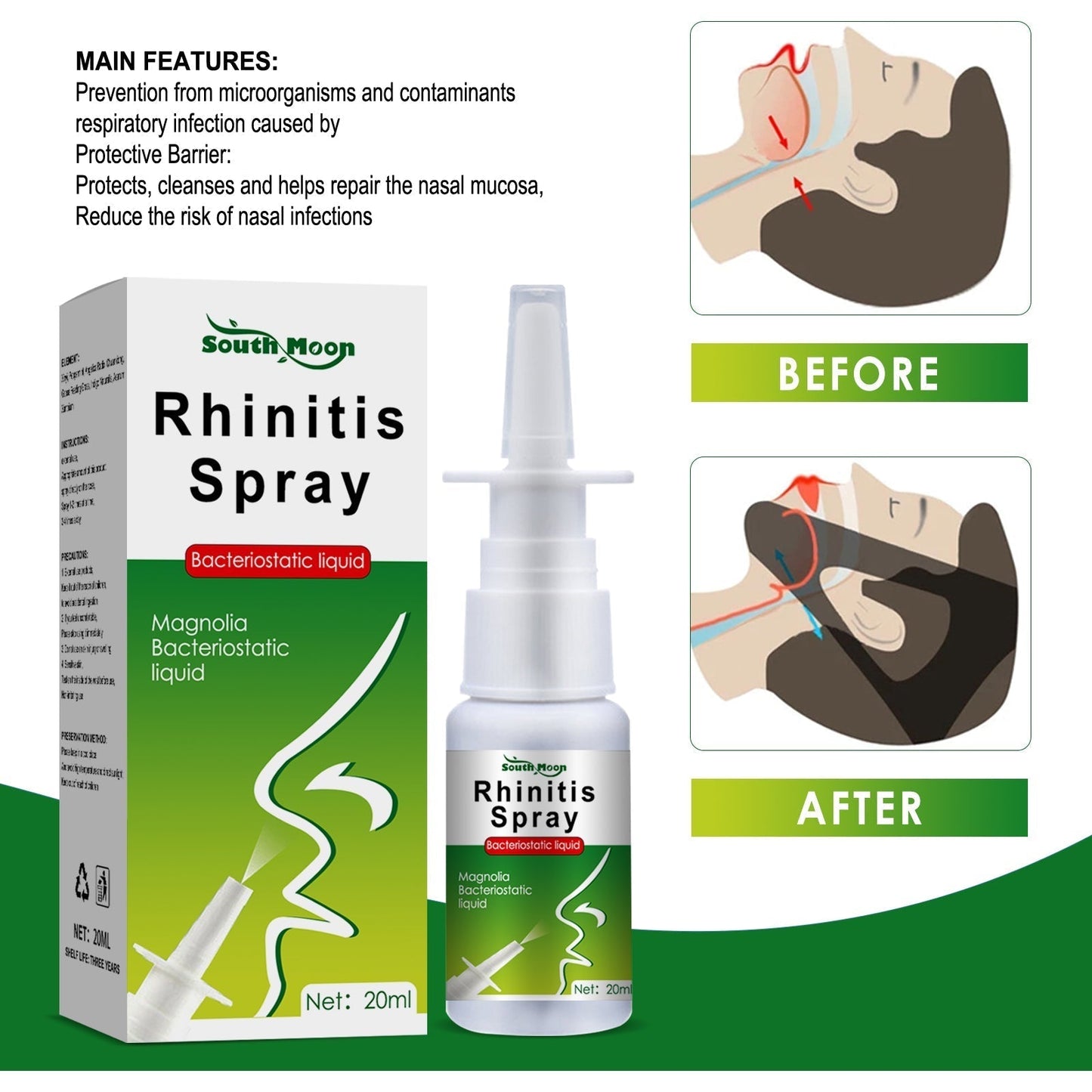 RHITINIS SPRAY  POUR LA SINUSITE