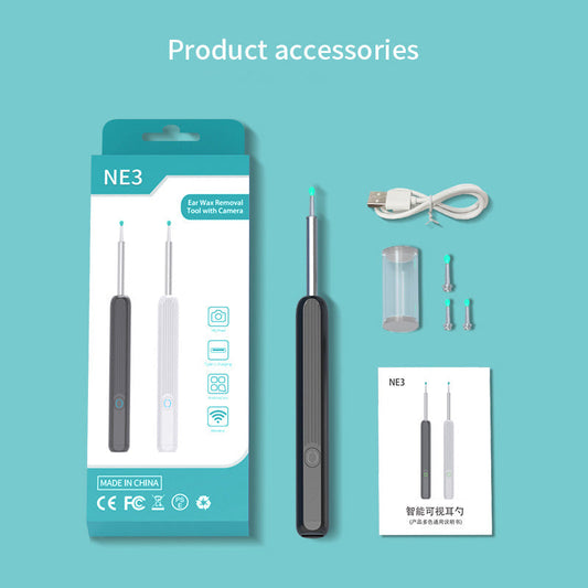 NE3-NETTOYEUR D4OREILLES INTELLIGENT SANS FIL